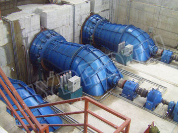 0.1MW-10MW horizontale s-Type Turbine met Synchrone Generator, Snelheidsgouverneur, Inhamklep